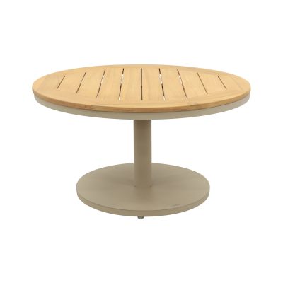 Canto ronde loungetafel Ø70 cm. - Latte/Teak