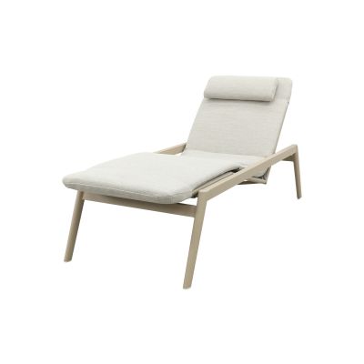Corfu verrijdbaar ligbed incl. kussen - Latte