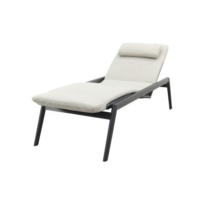 Corfu verrijdbaar ligbed incl. kussen - Royal Grey