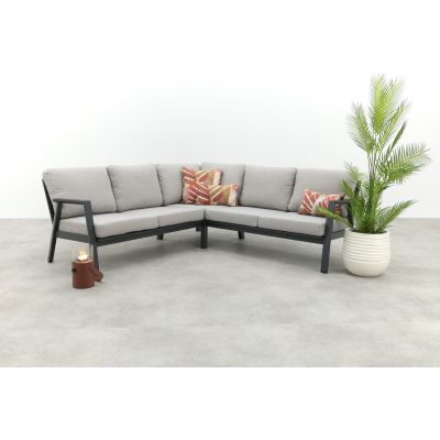 Viento aluminium hoekbank - Royal grey