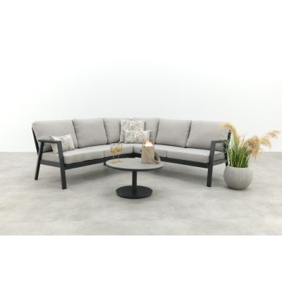 Viento/Canto aluminium hoekbank loungeset - Royal Grey