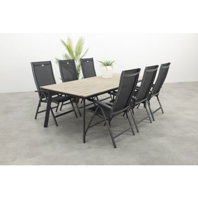 Hartman Salvatore/Vigo 230x100 cm. verstelbare tuinset 7-delig