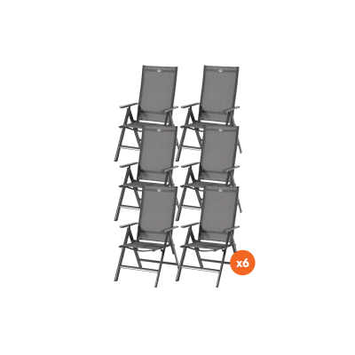Set van 6 - Hartman Aruba verstelbare stoel