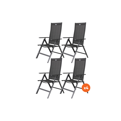 Set van 4 - Hartman Napoli verstelbare stoel