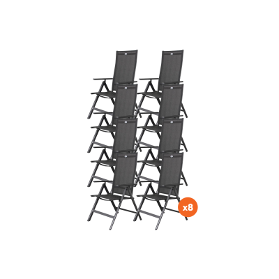 Set van 8 - Hartman Napoli verstelbare stoel