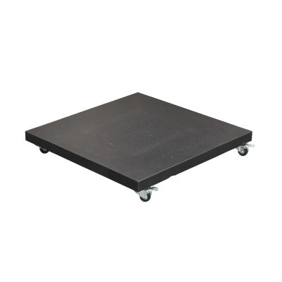 Hawaii verrijdbare parasolvoet 90 kg. - Black Polished
