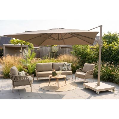 Taste Calma/Mindo 5-zits stoel-bank loungeset- Latte 