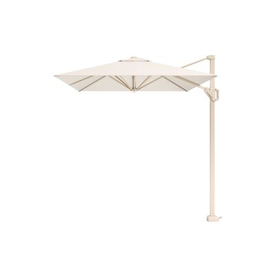 Platinum Voyager Vierkante Zweefparasol T1 2,5x2,5 m. - Sand Ivory