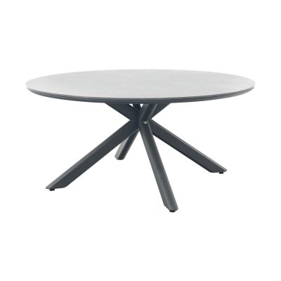 Marena ronde tuintafel Ø158 cm. - Licht grijs
