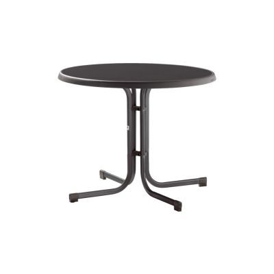 Sieger Boulevard ronde klaptafel Ø86 cm. - Antraciet