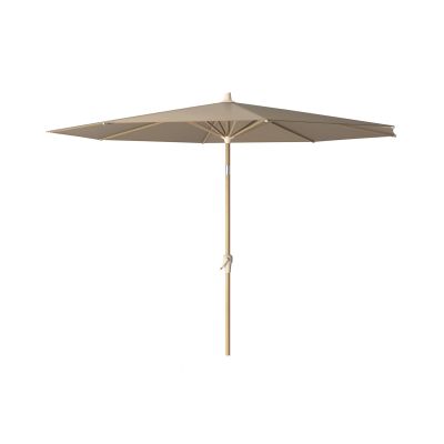 Platinum Riva ronde stokparasol Ø250 cm. - Woodlook/Taupe