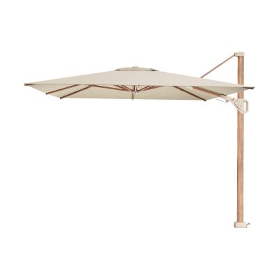 Platinum Challenger T2  zweefparasol premium - 3,5x2,6 m. - Champagne Teak