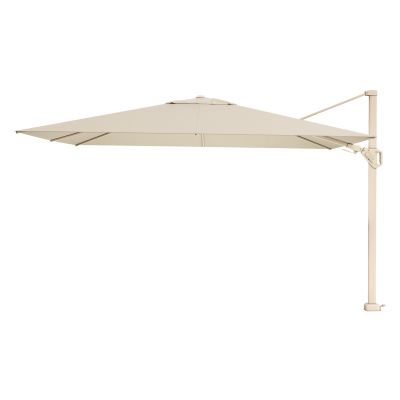 Platinum Challenger rechthoek zweefparasol T2 Premium - 2,6 x 3,5 m. - Sand Champagne