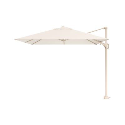 Platinum Voyager Vierkante Zweefparasol T2  2,7x2,7 m. - Sandstone