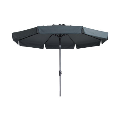 Madison stokparasol Flores luxe grey 300 cm.