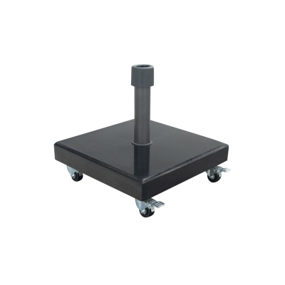 Platinum verrijdbare parasolvoet Rome 40 kg - Black Polished