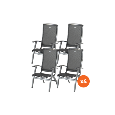 Set van 4 - Hartman Da Vinci aluminium standenstoel