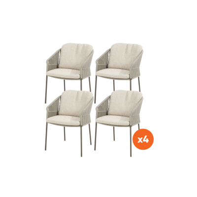 Set van 4 - Taste Florence dining tuinstoel - Terre