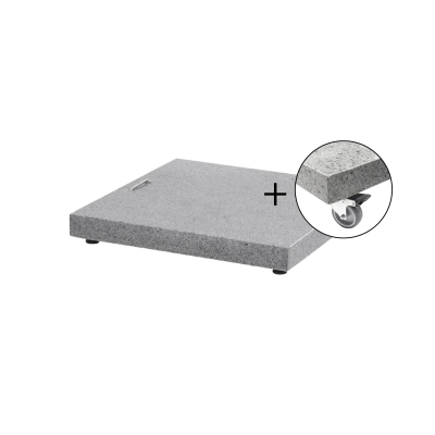 4-Seasons Siesta parasolvoet 90kg. + wielenset