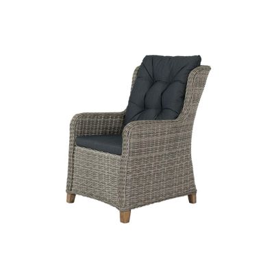 Torino dining wicker tuinstoel - Paloma grijs