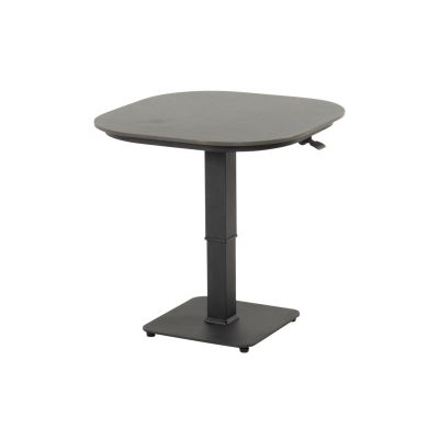 Hartman Tubb verstelbare bistrotafel 70x70 cm. - Antraciet