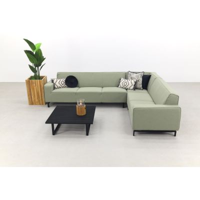 Boavista/Cuba Sunbrella loungeset - Heritage Leaf - 4-delig - rechts