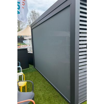 Suns Alvaro gordijn grijs/MRG - textileen - 372 cm. OP=OP