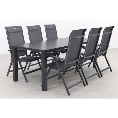 Hartman Milaan/Alma 210 cm. - verstelbare tuinset - 7-delig 