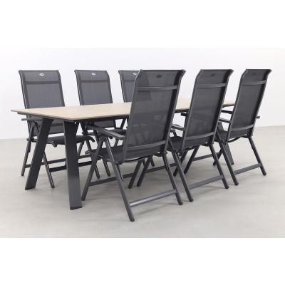 Hartman Milaan/Garden Impressions Nevada 240x100 cm. tuinset - verstelbaar