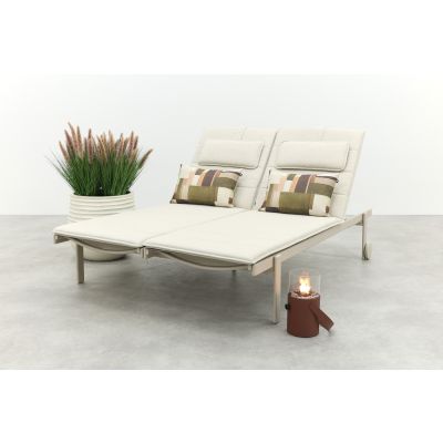 Wave 2-persoons ligbed - Mokka 