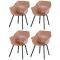 Set van 4 - Hartman Sophie Element dining armstoel - italian terra