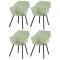 Set van 4 - Hartman Sophie Element dining armstoel - French green