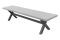Verona betonlook tuinbank - 190 cm. - Antraciet