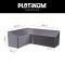 Platinum Aerocover L-vorm lounge-dininghoes 285x220x100xh65/90 cm. - Links