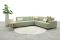 Malaga hoekbank loungeset chaise longue - green
