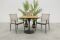 Lumino/Toscara stapelbare bistroset 80x80 cm. - Light rope/Teak