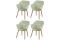 Set van 4 - Hartman Sophie Studio dining armstoel - French green - Teak poot