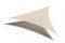 Platinum Nesling Coolfit schaduwdoek driehoek 3,6x3,6x3,6 m. - gebroken wit