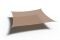 Platinum Nesling Coolfit schaduwdoek vierkant zand 5x5 m