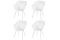 Set van 4 - Hartman Sophie Studio dining armstoel - White