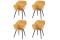 Set van 4 - Hartman Sophie Studio dining armstoel - Curry Yellow