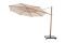 4-Seasons Siesta Premium - zweefparasol 350 cm. - Woodlook/Sand