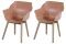 Set van 2 - Hartman Sophie Studio dining armstoel - Italian Terra - Teak poot