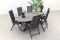Hartman Milaan/Silva houtlook 240x115 cm. ovale tuinset - 7-delig