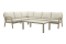 Viento/Atlanta hoek loungeset (4-delig) - Latte