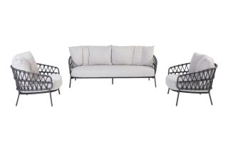 4 Seasons Calpi stoel-bank loungeset - 3-delig 