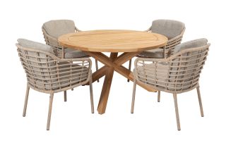 4 Seasons Como/Prado ronde tuinset - Ø130 cm. 