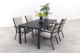 GI Sergio/Chaneo tuinset - 180x90 cm. - 5-delig