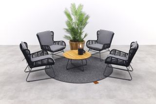 Exotan Grace stoel loungeset - 5-delig (OP=OP)