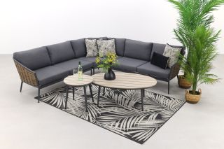 Bali loungeset met Margriet loungetafels - 3-delig - Garden Impressions